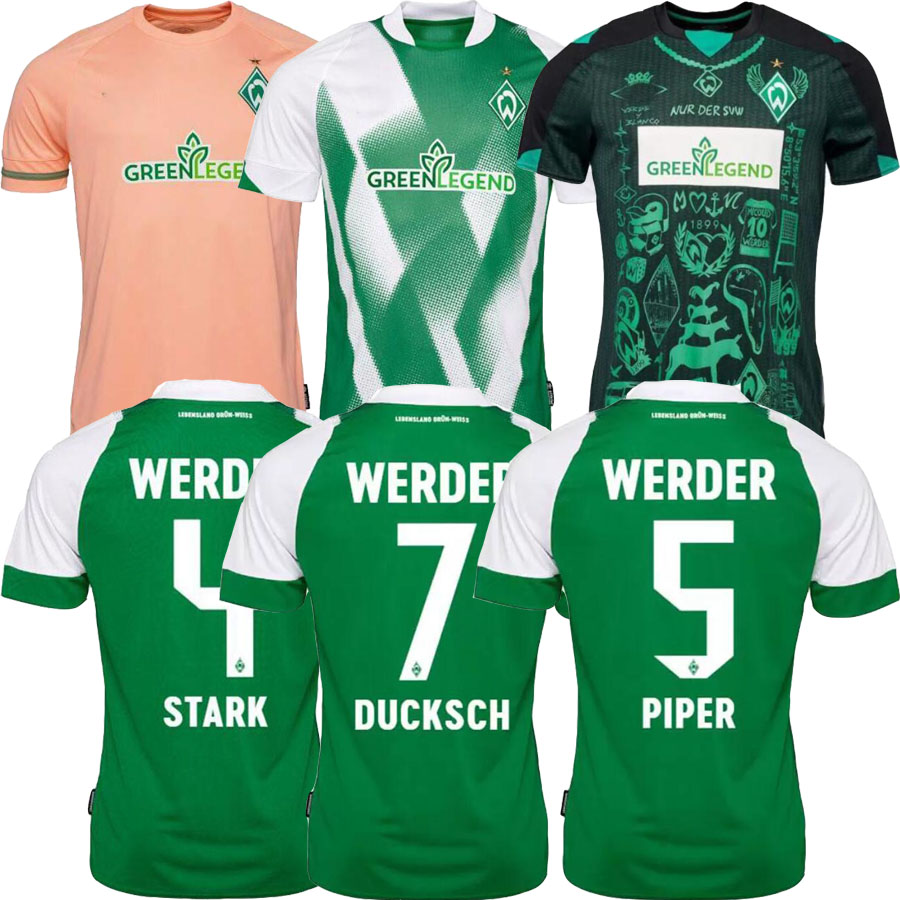 22 23 Werder Bremen SPECIAL SOCCER JERSEY Marvin Ducksch Leonardo Bittencourt BLACK GREEN 2 2022 2023 FRIEDL PIEPER FOOTBALL SHIRTS, Away
22 23 Werder Bremen SPECIAL SOCCER JERSEY Marvin Ducksch Leonardo Bittencourt BLACK GREEN 2 2022 2023 FRIEDL PIEPER FOOTBALL SHIRTS, Away