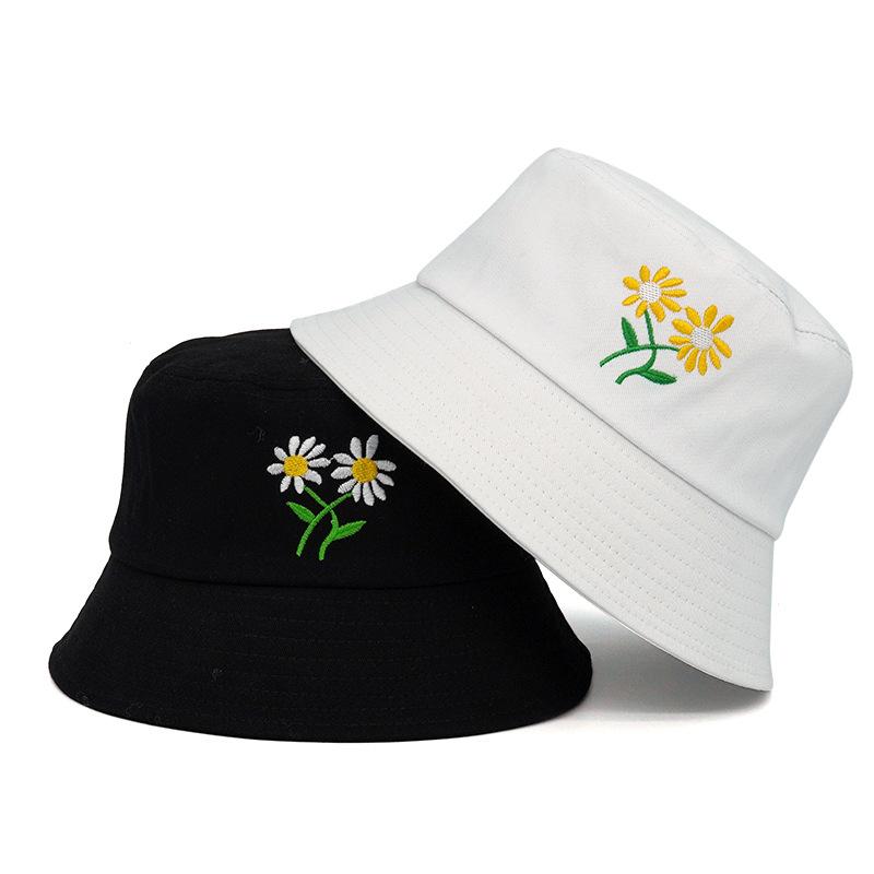 Berets Flower Embroidery Bucket Hats Women Fashion Cotton Unisex Beach Sun Cap Men Floral Panama Hat Fisherman CapsBerets, White
Berets Flower Embroidery Bucket Hats Women Fashion Cotton Unisex Beach Sun Cap Men Floral Panama Hat Fisherman CapsBerets, White