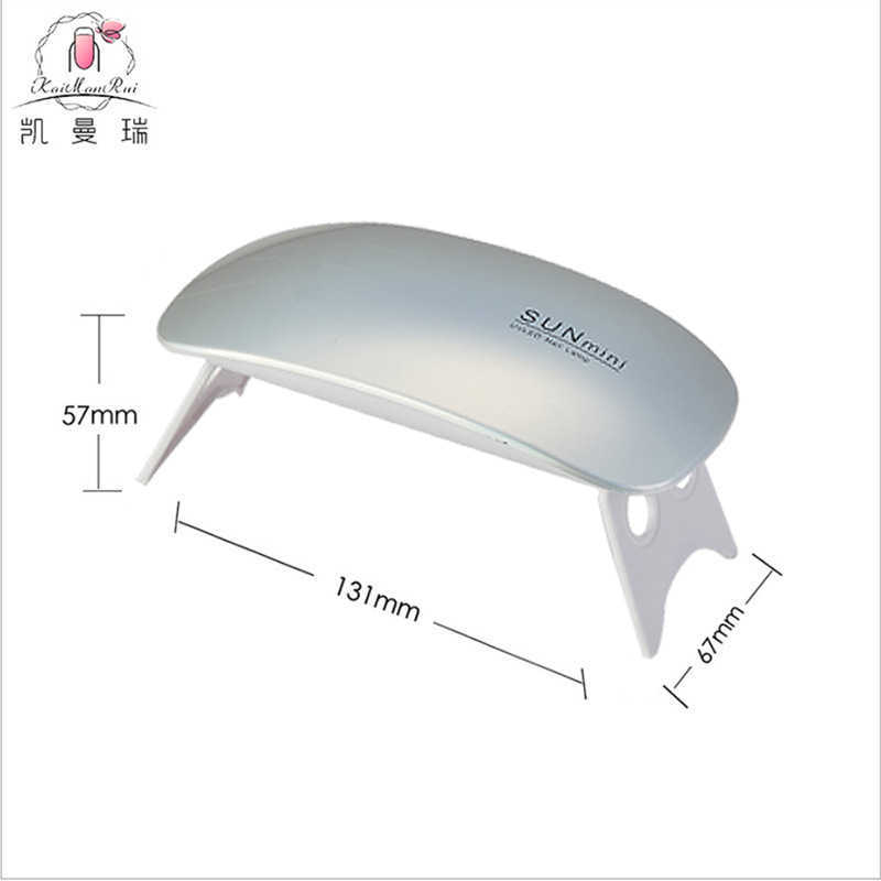 Nail Lamp 6W Mini Nail Dryer White Pink Uv LED Lamp Portable Usb Interface Very Convenient For Home Use Mini-nageltrockner Mini Secador De Unas