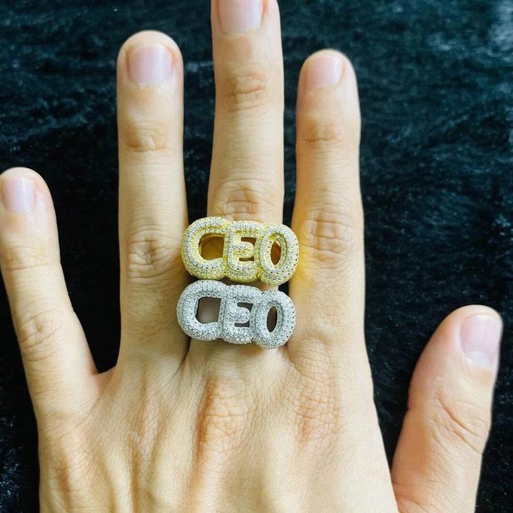 Cluster Rings Iced Out Bling 5A Cubic Zirconia Letter CEO Hiphop Charm Finger For Fashion Men Boy Punk Party Gift JewelryCluster
Cluster Rings Iced Out Bling 5A Cubic Zirconia Letter CEO Hiphop Charm Finger For Fashion Men Boy Punk Party Gift JewelryCluster