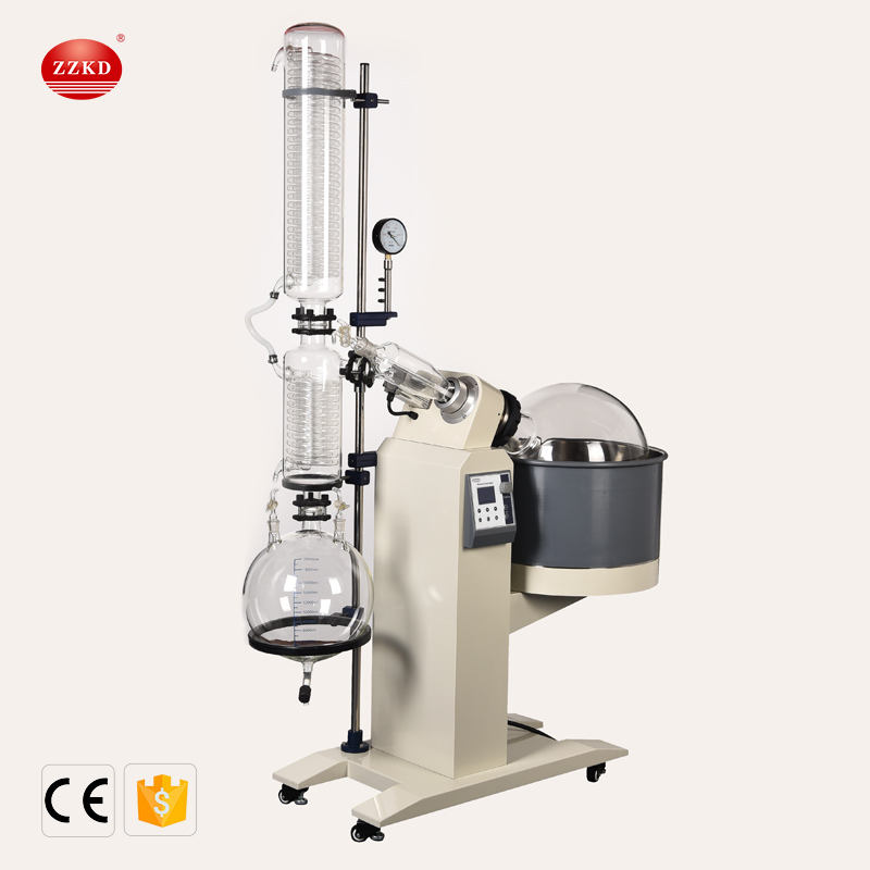 ZZKD Lab Supplies 50L Rotary Evaporator Equipment Large Volume Rotavap R1050 Water Bath Automatic Lifting Laboratory Supplies 220V Explosion Proof