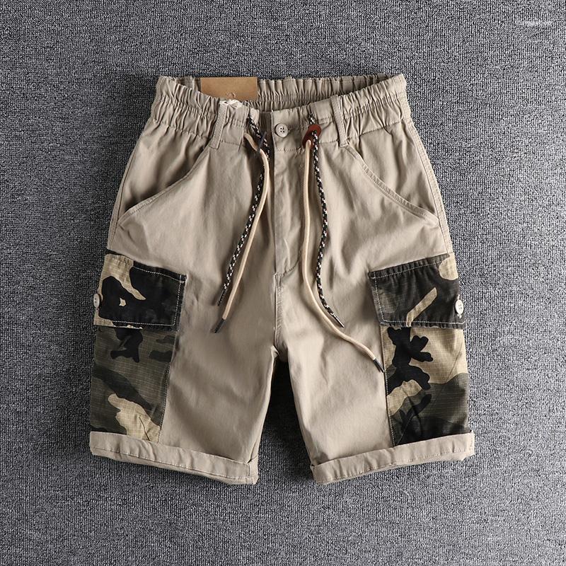 Men's Shorts Pocket Camouflage Stitching Casual Men's Khaki Trend Youth Overalls Capris Pant 818Men's, Apricot
Men's Shorts Pocket Camouflage Stitching Casual Men's Khaki Trend Youth Overalls Capris Pant 818Men's, Apricot