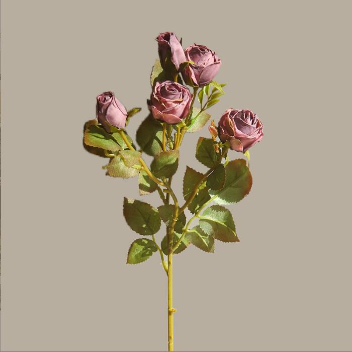 Decorative Flowers Retro rose with burnt edge Wedding Hotel Decoration Flower