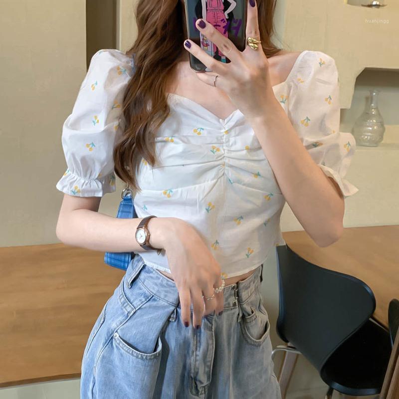 Women's Blouses & Shirts French Fashion Women Clothing 2022 Blusas De Mujer Square Collar Short Bubble Sleeve Slim For Woman Female 0908, Picture color
Women's Blouses & Shirts French Fashion Women Clothing 2022 Blusas De Mujer Square Collar Short Bubble Sleeve Slim For Woman Female 0908, Picture color