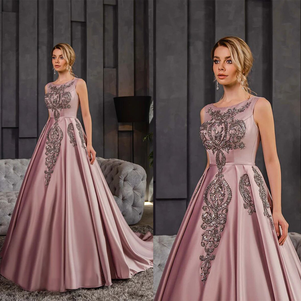 Purple Bridesmaid Dresses High Neck Sleeveless Custom Made Satin Mermaid Prom Dress Party Gowns Appliqued Sequins or Length Elegant Evening Gown