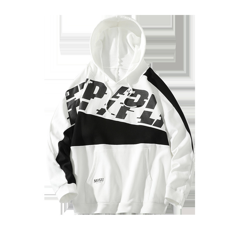 Men Hoodies 5XL 6XL 7XL Plus Size Streetwear Hooded Sweatshirts Male Black Autumn Hip Hop Ribbons Outwear 220816