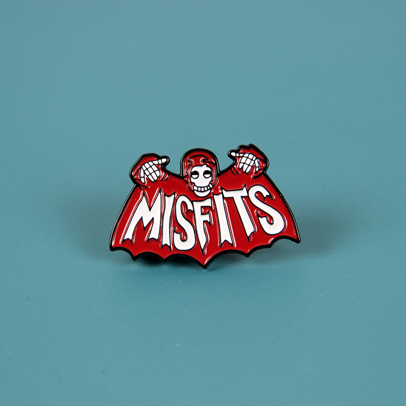 Punk Misfits Bat Fiend Rock Band Brooch Pins Enamel Metal Badges Lapel Pin Brooches Jackets Jeans Fashion Jewelry Accessories, As picture
Punk Misfits Bat Fiend Rock Band Brooch Pins Enamel Metal Badges Lapel Pin Brooches Jackets Jeans Fashion Jewelry Accessories, As picture