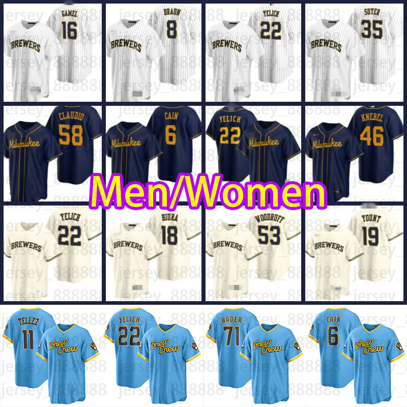 Christian Yelich Brewers 2022 City Connect Milwaukee Jersey Willy Adames Corbin Burnes Josh Harder Rowdy Tellez Eduardo Escobar Kolten Wong Lorenzo Cain Luis Urias, Custom cool base men jersey
Christian Yelich Brewers 2022 City Connect Milwaukee Jersey Willy Adames Corbin Burnes Josh Harder Rowdy Tellez Eduardo Escobar Kolten Wong Lorenzo Cain Luis Urias, Custom cool base men jersey