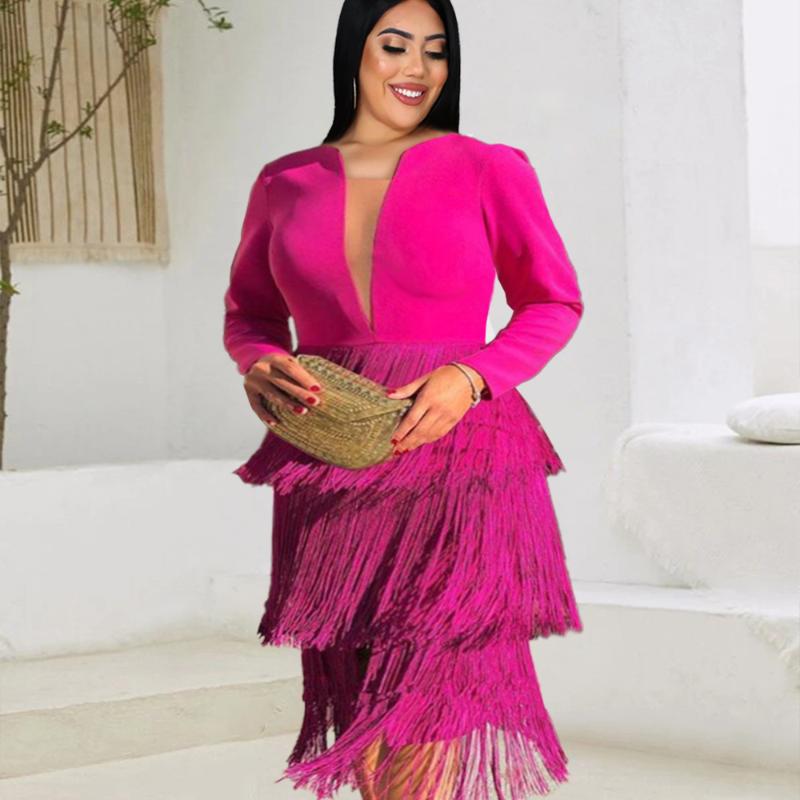 Plus Size Dresses Women Party Club Tassels Fringe V Neck Lady Fashion Elegant Bodycon Gowns 2022 Autumn Casual OutfitsPlus, Green
Plus Size Dresses Women Party Club Tassels Fringe V Neck Lady Fashion Elegant Bodycon Gowns 2022 Autumn Casual OutfitsPlus, Green