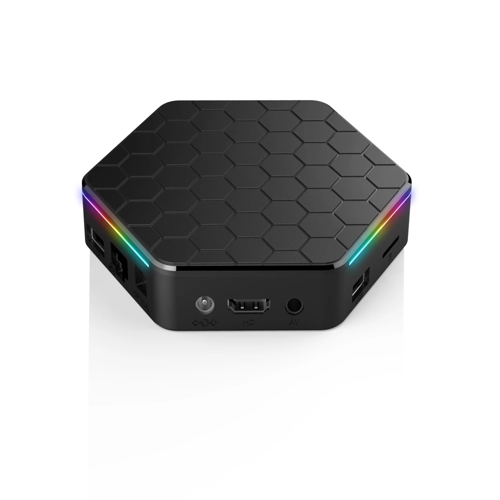 T95Z Plus Android 12 TV BOX RGB Light 8K Ultra HD 2.4G/5G Wifi6 4GB 32GB 64GB Allwinner H618 Quad Core BT5.0 HDR 10 Set-top Box