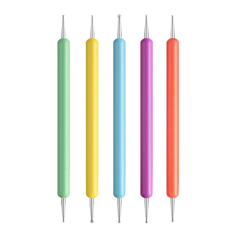 Dual-ended Candy Dotting Tool Nail Art Painting Drawing Pen Picking Rhinestones Crystal Gems Manicure Nails Accessories Herramienta Para Hacer Puntos 