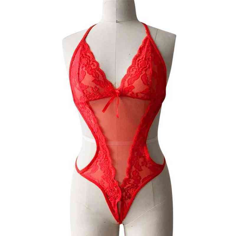 Nxy Sexy Underwear Women Sexy Lace Lingerie Babydoll Corset Crotchless Backless Underwear Erotic Lenceria Mujer Plus Size s 2xl Costumes 0401