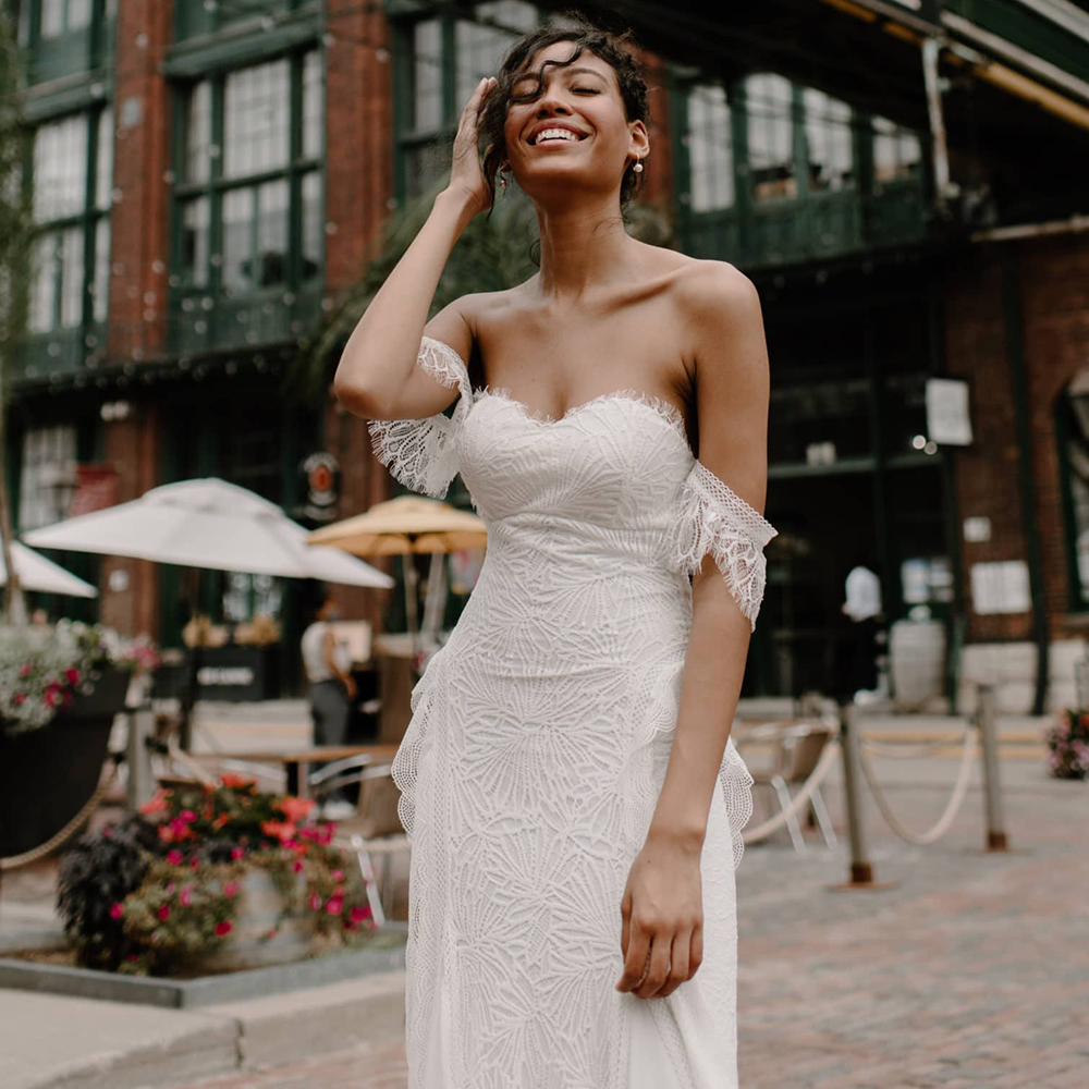 Sexy Backless Lace Mermaid Wedding Dress For Women 2022 Sweetheart Boho Bride Formal Gowns Off The Shoulder Ivory White Bridal Dresses Summer Vestidos