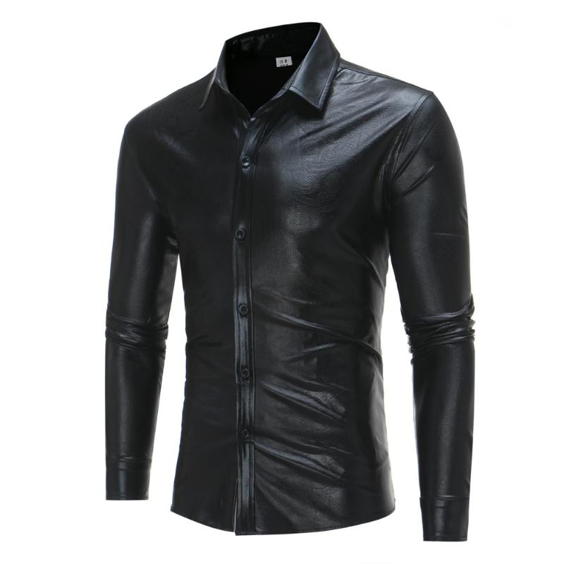 Men' Dress Shirts Nightclub Pattern Shirt Men' Casual Autumn And Winter Long-sleeved ShirtMen, Black
Men' Dress Shirts Nightclub Pattern Shirt Men' Casual Autumn And Winter Long-sleeved ShirtMen, Black
