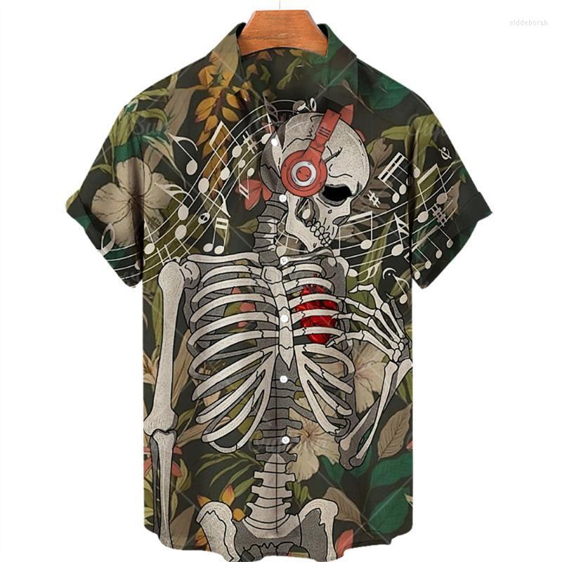 Men's Casual Shirts 3d Horror Skull Men's Printed Short Sleeve Hawaiian Shirt Summer Loose Light Breathable Vantage Oversized 5xl TopMen, Zm-3292
Men's Casual Shirts 3d Horror Skull Men's Printed Short Sleeve Hawaiian Shirt Summer Loose Light Breathable Vantage Oversized 5xl TopMen, Zm-3292