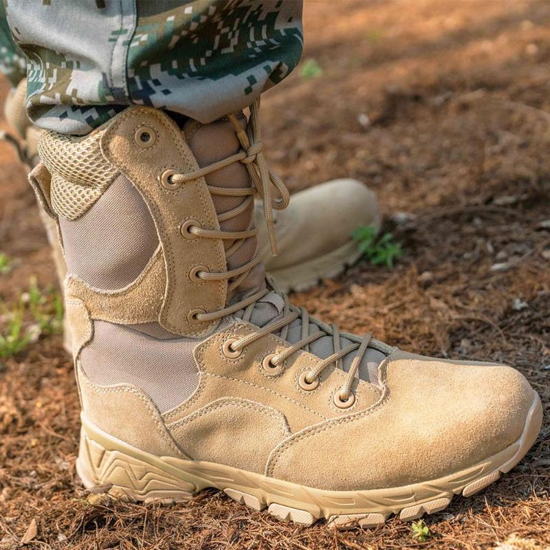 Boots Tactical Military Combat Men Genuine Leather US Army Hunting Trekking Camping Work Shoes, Desert
Boots Tactical Military Combat Men Genuine Leather US Army Hunting Trekking Camping Work Shoes, Desert