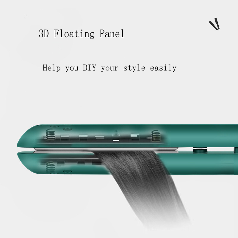 USB Mini Flat Hair Iron Straightener Curler Small Straightening And Curling Irons Portable Styling Tools 220623