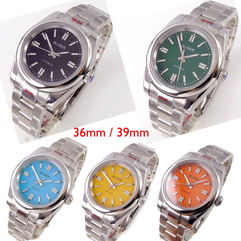 Wristwatches 36mm/39mm NH35A Green/Blue Automatic Men Watch Polish Bezel MIYOTA 8215 PT5000 Oyster Band Hand Business Wristwatc, Orange logo
Wristwatches 36mm/39mm NH35A Green/Blue Automatic Men Watch Polish Bezel MIYOTA 8215 PT5000 Oyster Band Hand Business Wristwatc, Orange logo