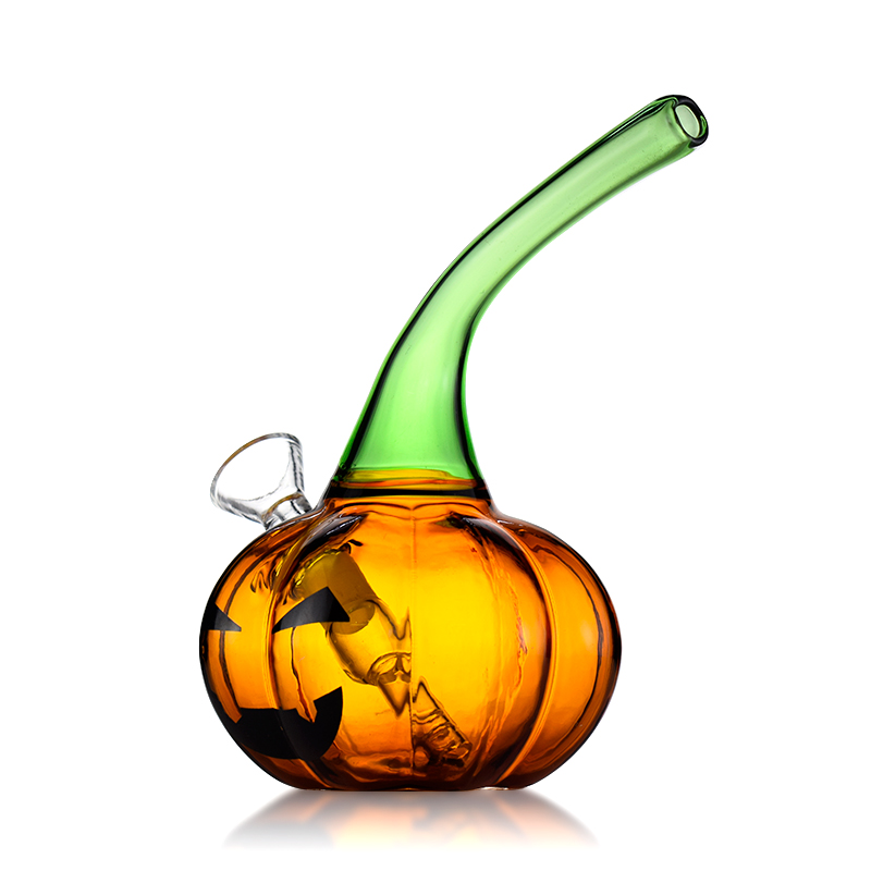 6.2 inches pumpkin shape hookah mini bong with green color bent neck and diffused downstem percolator 14mm female joint
6.2 inches pumpkin shape hookah mini bong with green color bent neck and diffused downstem percolator 14mm female joint