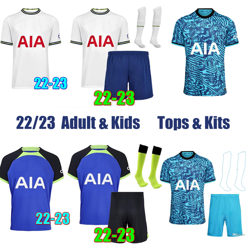 22 23 KANE SON RICHARLISON Soccer Jersey SPENCE PERISIC 2022 2023 LUCAS ROMERO Football kit shirt SPURS Home Away Third Gatekeeper's uniform Mens Adult Kids Tops Kits
22 23 KANE SON RICHARLISON Soccer Jersey SPENCE PERISIC 2022 2023 LUCAS ROMERO Football kit shirt SPURS Home Away Third Gatekeeper's uniform Mens Adult Kids Tops Kits