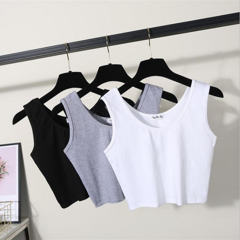 Women' Tanks & Camis 2022 Sexy Women Summer Crop Tops Sleeveless Short Cotton U Collar Knitted Bar Gym Tank Top, Gray
Women' Tanks & Camis 2022 Sexy Women Summer Crop Tops Sleeveless Short Cotton U Collar Knitted Bar Gym Tank Top, Gray