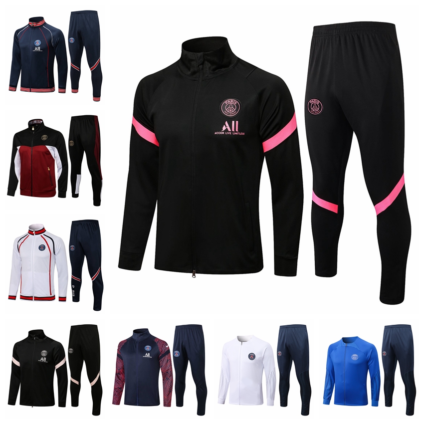 21/22 New PSGS Full Zipper Jacket Tracksuits Training Suit Jogging Set Football Soccer Jerseys Kit Paris Chandal Survetement Maillots De Foot F05
21/22 New PSGS Full Zipper Jacket Tracksuits Training Suit Jogging Set Football Soccer Jerseys Kit Paris Chandal Survetement Maillots De Foot F05