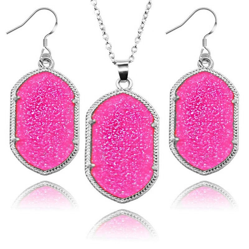 New Gold Fill Glitter Kendre Jewelry Earrings Necklace Set Acrylic Chandelier Dangles for Lady Elegant Party Jewelry In Bulk YS222, Mixed colors
New Gold Fill Glitter Kendre Jewelry Earrings Necklace Set Acrylic Chandelier Dangles for Lady Elegant Party Jewelry In Bulk YS222, Mixed colors