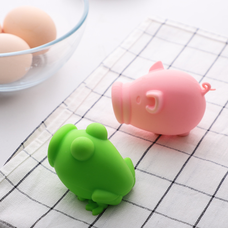 Pig Egg Yolk Separator Silicone Egg Dividers Tool Cute Animal Kitchen Baking Gadgets