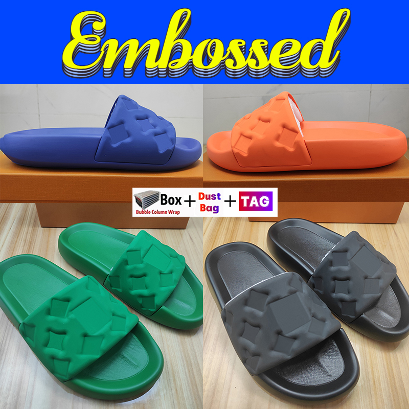 Luxury Flat Slippers Designer Sandal Waterfront Embossed Mule Rubber Slide men Women Shoes Sandals Slides Summer Beach Scuffs Indoor outdoor Slipper Flip Flops, No.6- green
Luxury Flat Slippers Designer Sandal Waterfront Embossed Mule Rubber Slide men Women Shoes Sandals Slides Summer Beach Scuffs Indoor outdoor Slipper Flip Flops, No.6- green