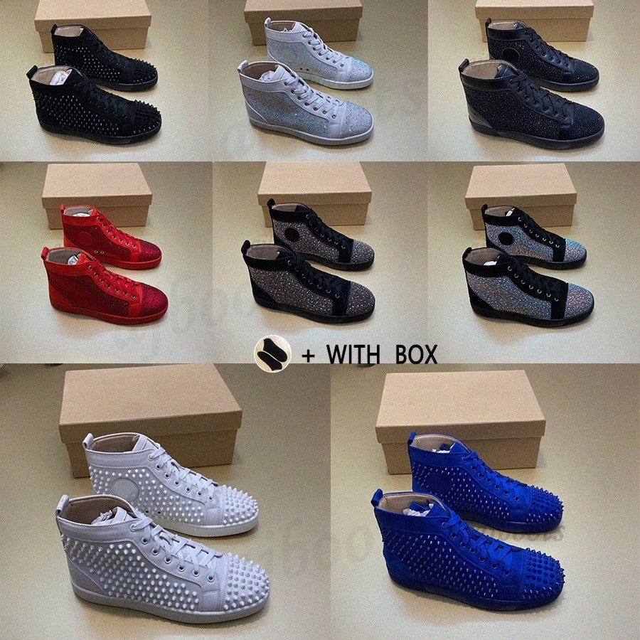 2022 Men Women Luxury Red Bottoms Shoes Genuine Leather Sneakers Studded Designer Shoe for Top Black White Spikes Casual Rivet Sneaker kE4u#
2022 Men Women Luxury Red Bottoms Shoes Genuine Leather Sneakers Studded Designer Shoe for Top Black White Spikes Casual Rivet Sneaker kE4u#