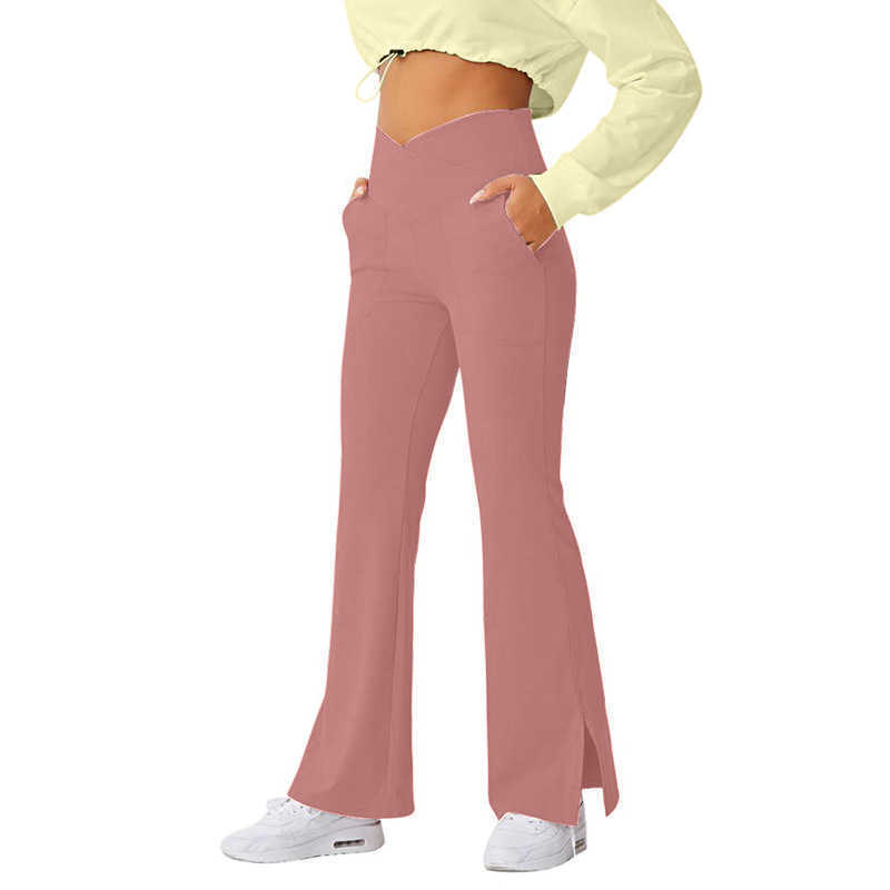 Yoga Outfits Pants Split Flared Women Leggings with Pockets High Waist Elastic Abdomen Closing Slim Fit Dance Trouses Workout Casual Tights, Black
Yoga Outfits Pants Split Flared Women Leggings with Pockets High Waist Elastic Abdomen Closing Slim Fit Dance Trouses Workout Casual Tights, Black