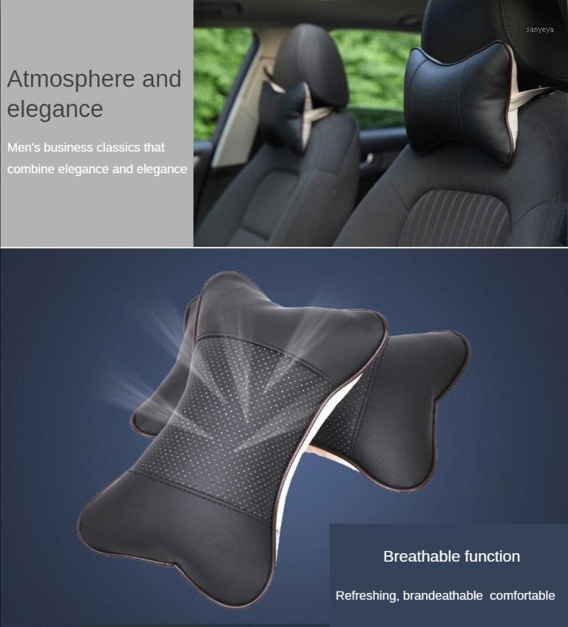 Seat Cushions 2PCS Pack Car Neck Pillows Both Side Pu Leather Headrest For Head Pain Relief Filled Fiber Universal Pillow Accessories
Seat Cushions 2PCS Pack Car Neck Pillows Both Side Pu Leather Headrest For Head Pain Relief Filled Fiber Universal Pillow Accessories