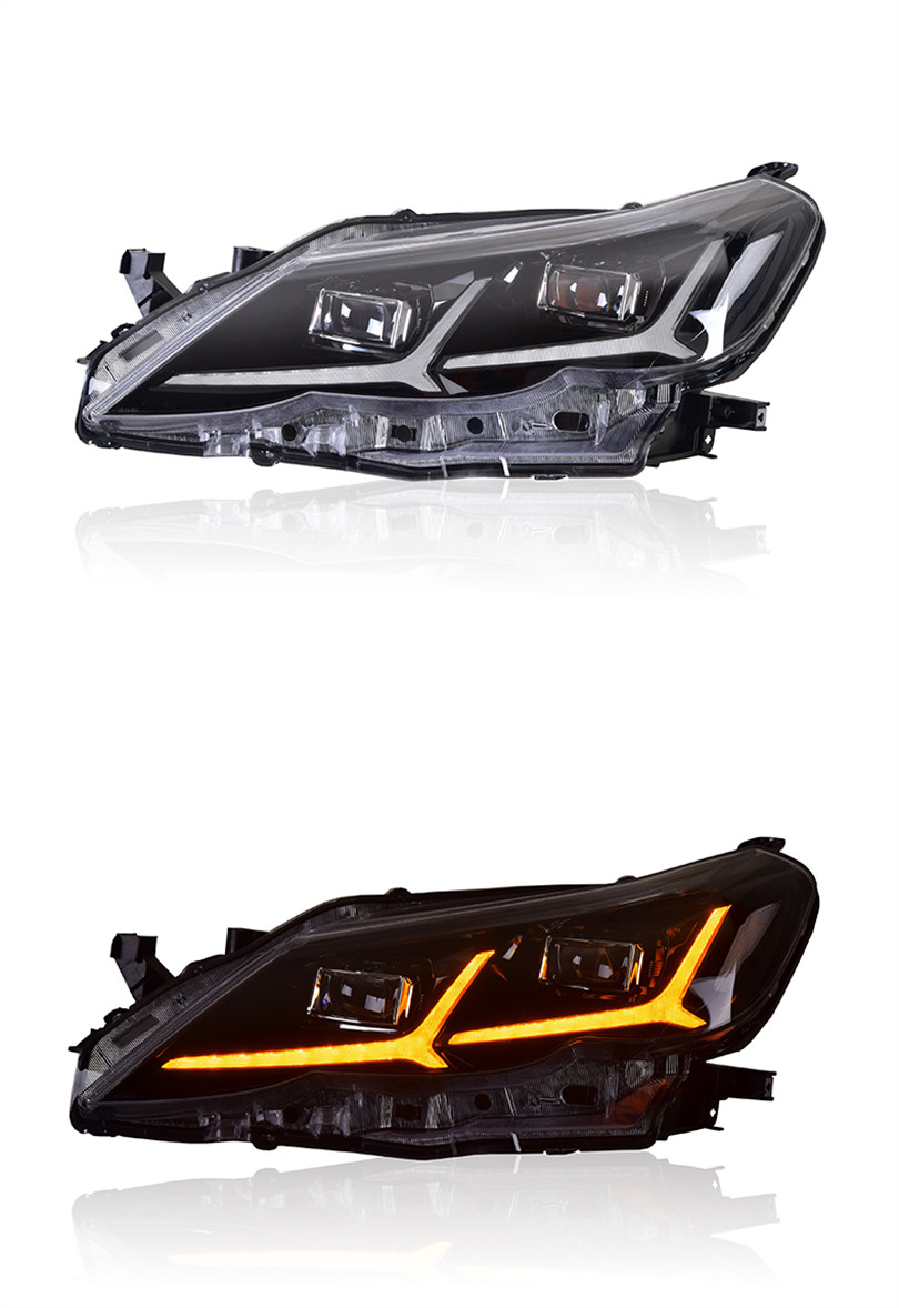 Car Lamp For Toyota Mark X LED Headlight 2010-2013 Reiz LED Dynamic Turn Signal Front Lights High Beam Daytime Running Light