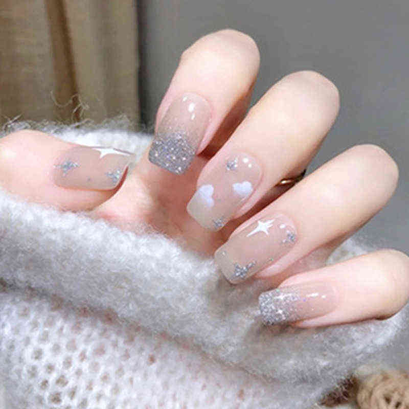 False Nails 24pcs Multi Type Wear Short Paragraph Fashion Manicure Patch Save Time Wearable Nail Sal99 0616