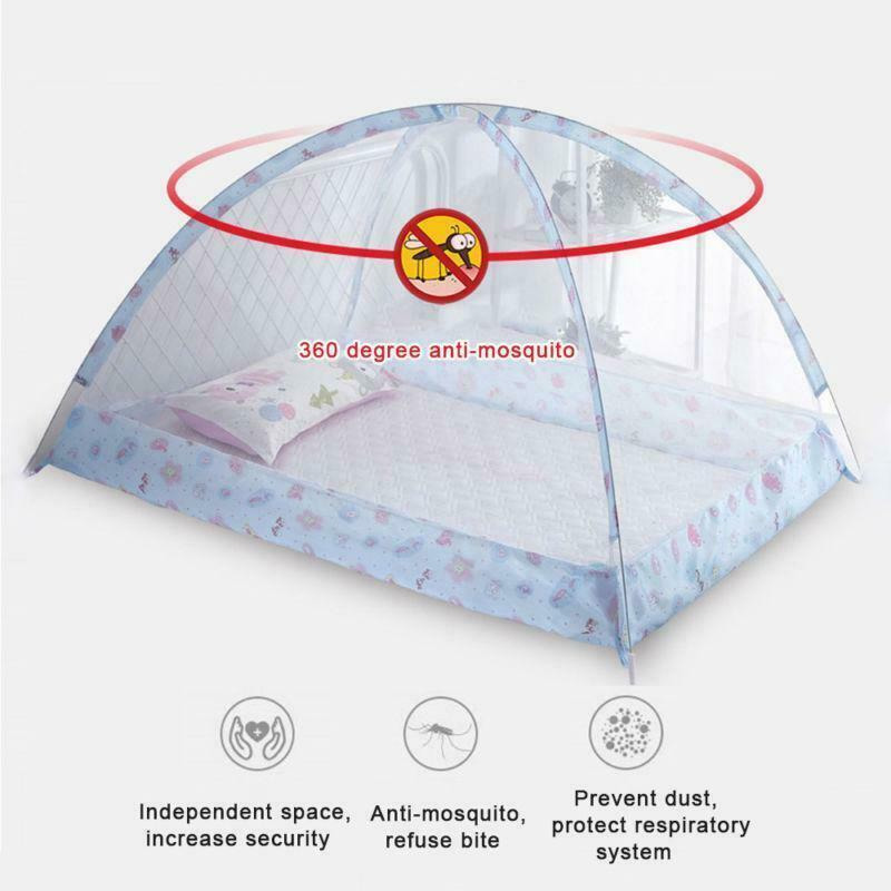 Bottomless Childrens Mosquito Net Bed Net Baby Dome Free Installation Portable Foldable Baby Bed Children Mosquito Net Tent 220531