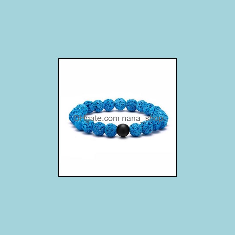 Beaded Strands Bracelets Jewelry 6Colors Colourf Black Lava Stone Bracelet Diy Aromatherapy Essential Oil Diffuser For Women Drop Delivery
Beaded Strands Bracelets Jewelry 6Colors Colourf Black Lava Stone Bracelet Diy Aromatherapy Essential Oil Diffuser For Women Drop Delivery