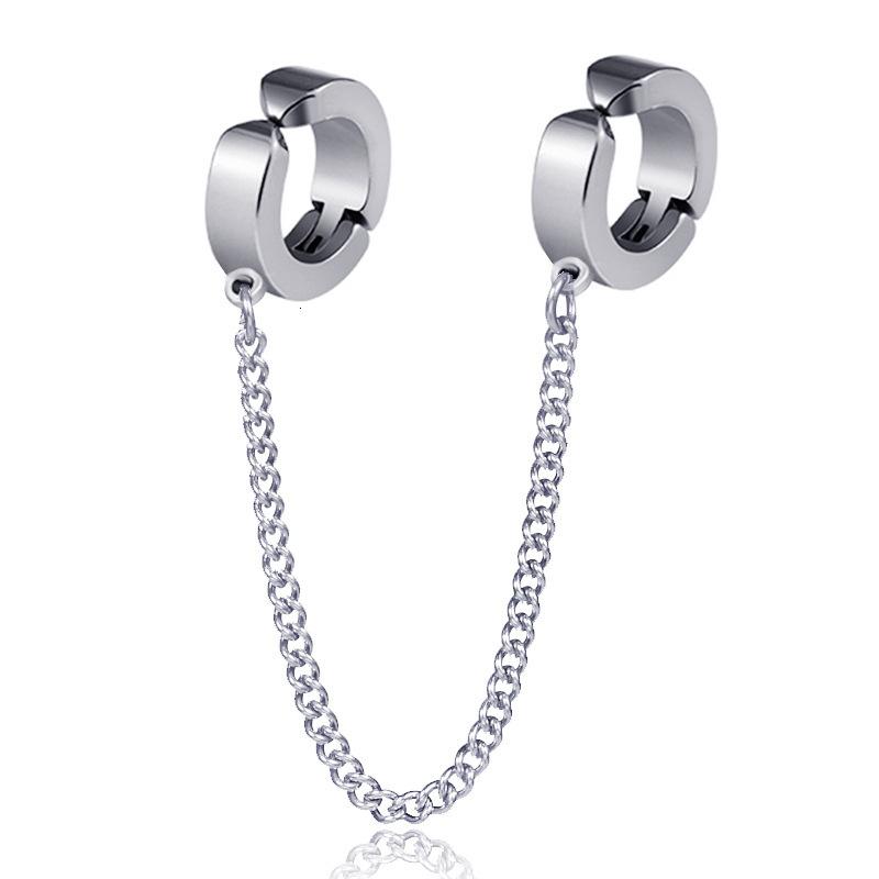 Clip-on & Screw Back Rock Punk Stainless Steel Earrings For Men Metal Chain Hip Hop Jewelry Fake Piercing Clip Trend Accessories
Clip-on & Screw Back Rock Punk Stainless Steel Earrings For Men Metal Chain Hip Hop Jewelry Fake Piercing Clip Trend Accessories