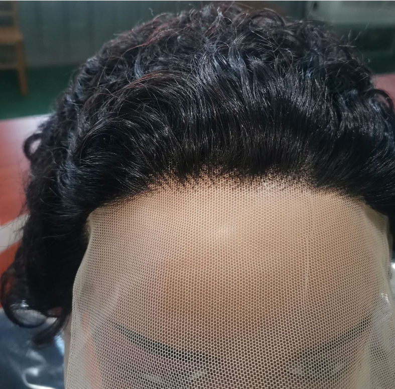 Short Curly Front Lace Wig Human Hair 13X1 Pixie Cut Brazil 15.24 cm for Women