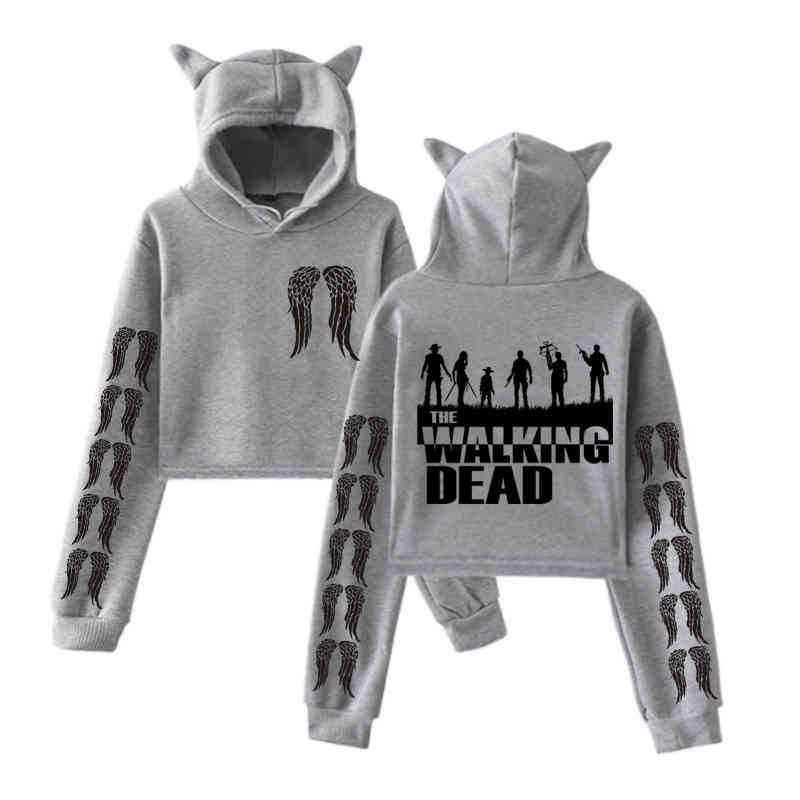 Autumn Fashion Women Cropped Sweatshirts 90s Girls Hoodie Female Streetwear The Walking Dead Athetics Hooded Hoodi Harajuku, 902ff-0116-3-6
Autumn Fashion Women Cropped Sweatshirts 90s Girls Hoodie Female Streetwear The Walking Dead Athetics Hooded Hoodi Harajuku, 902ff-0116-3-6