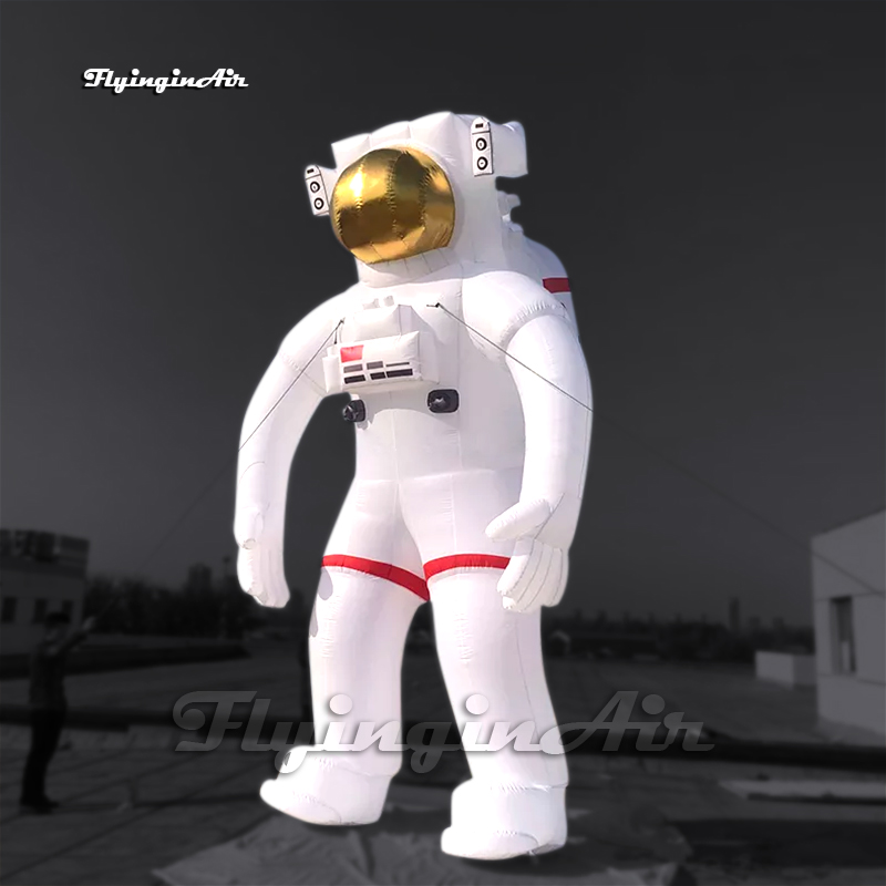 Large Inflatable Astronaut Space Traveler Balloon 6m White Air Blow Up Spaceman Model For Concert Stage Decoration
