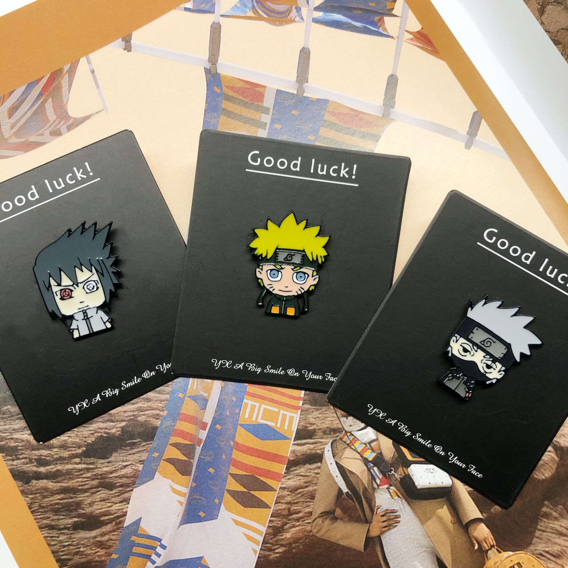 Japanese anime surrounding Naruto alloy badge Brooch Bo biographer Sasuki metal Brooch, Color #1
Japanese anime surrounding Naruto alloy badge Brooch Bo biographer Sasuki metal Brooch, Color #1