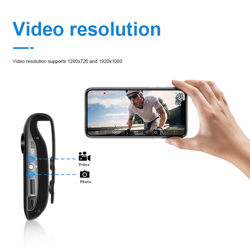 Epacket Mini Camcorders 1080P Full HD Camera Digital Video Recorder Dashcam Body Cam H264 Camcorder Wide Angle Small Camera