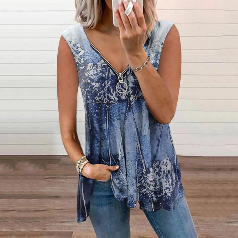 Women' Tanks & Camis Apparel T Shirt Women Fashion Print Sleeveless Top Casual Knit Vest V Neck Splice CamisWomen, Blue
Women' Tanks & Camis Apparel T Shirt Women Fashion Print Sleeveless Top Casual Knit Vest V Neck Splice CamisWomen, Blue