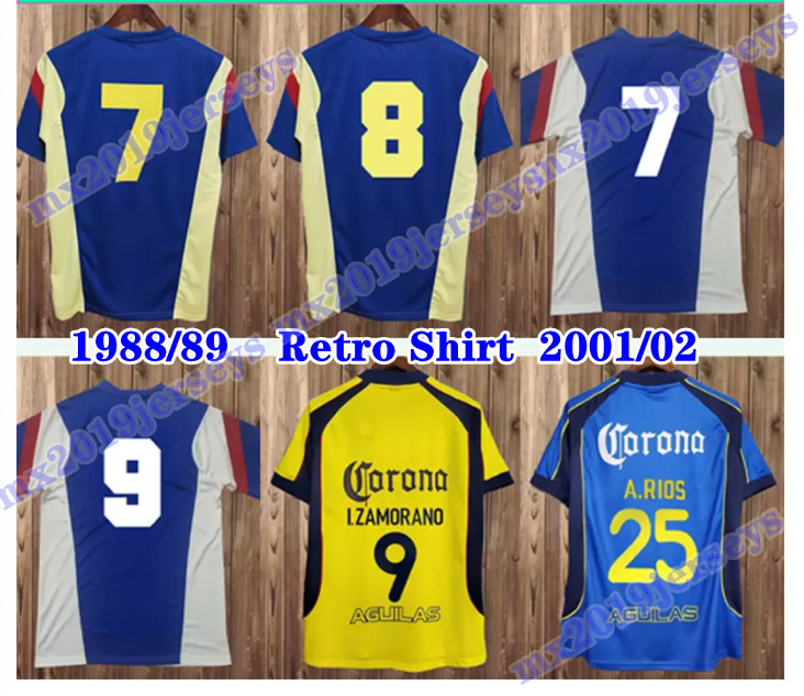 1988 1989 América Retro Soccer Jerseys 2001 2002 America I. ZAMORANO A. RIOS Home Away Football Shirt Short Sleeve Uniforms, Fg4949 1988 1989 home.jpg
1988 1989 América Retro Soccer Jerseys 2001 2002 America I. ZAMORANO A. RIOS Home Away Football Shirt Short Sleeve Uniforms, Fg4949 1988 1989 home.jpg