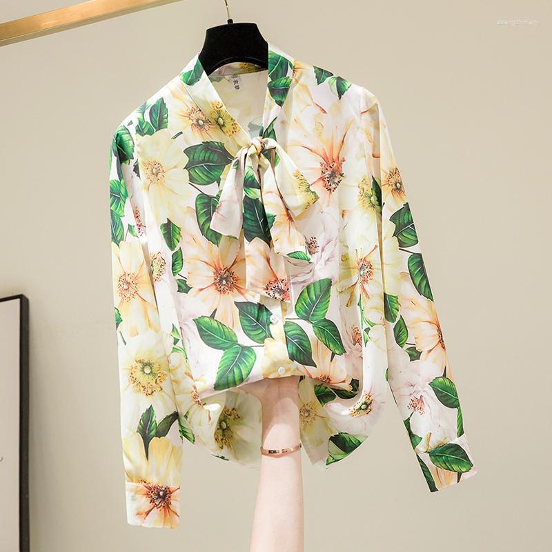 Women's Blouses & Shirts Bow Neck Chiffon Women Summer 2022 Printed Long-Sleeved Elegant Office Lady Outwear Tops Stre22, Beige
Women's Blouses & Shirts Bow Neck Chiffon Women Summer 2022 Printed Long-Sleeved Elegant Office Lady Outwear Tops Stre22, Beige