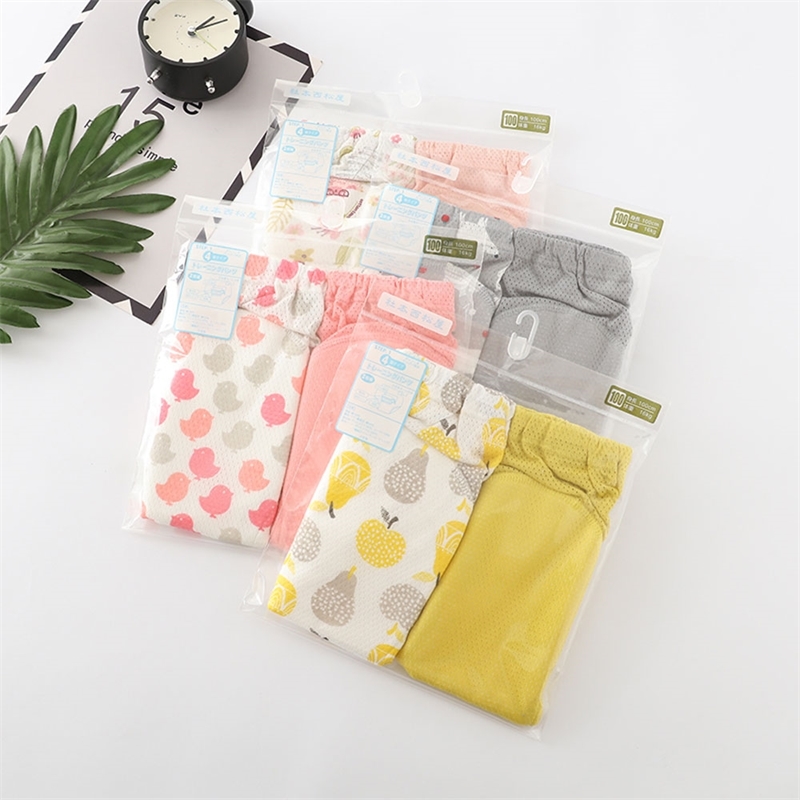 8PCS Waterproof Mesh Training Pants Reusable Toilet Trainer Panty Underwear Bebe Cloth Diaper Briefs Wholesale 220512