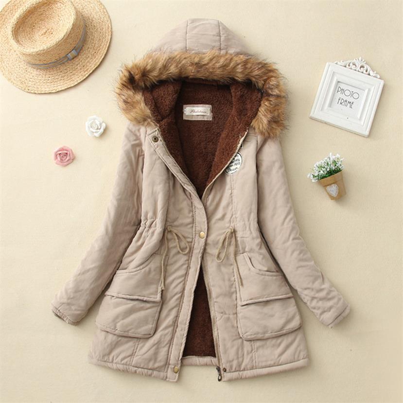 Women Winter Warm Coat Female Autumn Hooded Cotton Fur Plus Size Basic Jacket Outerwear Slim Long Ladies chaqueta Winter Jacket Wo193L, Dark pea green
Women Winter Warm Coat Female Autumn Hooded Cotton Fur Plus Size Basic Jacket Outerwear Slim Long Ladies chaqueta Winter Jacket Wo193L, Dark pea green