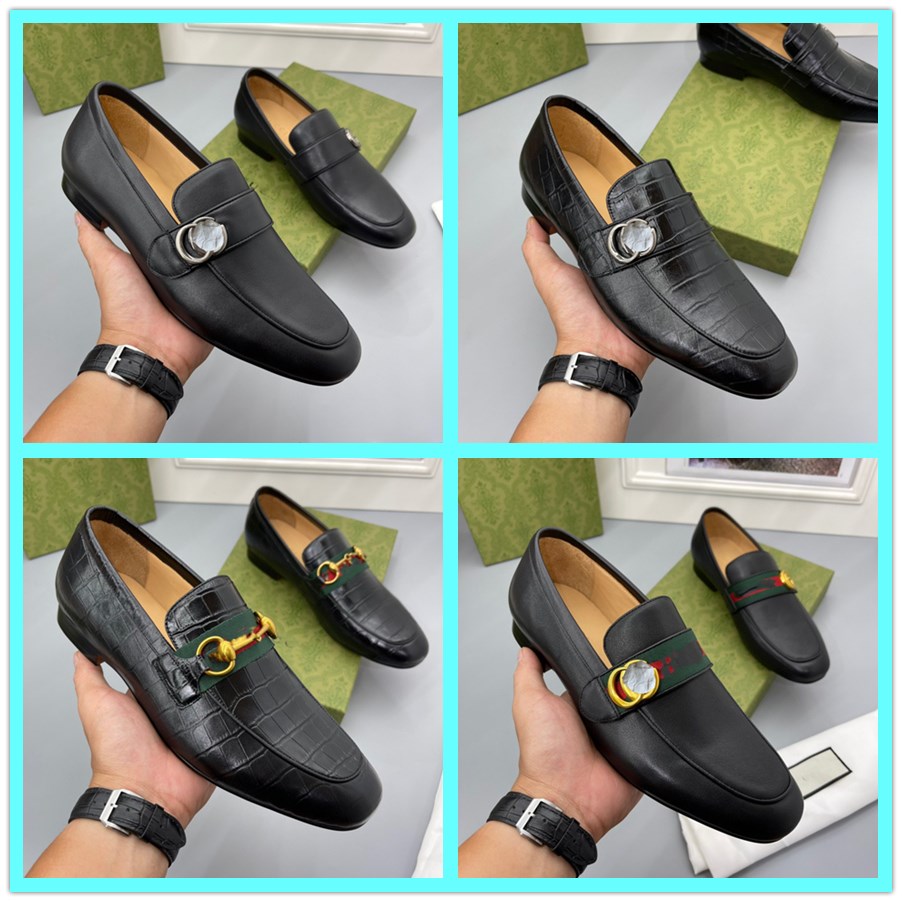 Fashion Genuine Leather Metal Buckle Men's Designer Dress Shoes Formal Wedding Office Man Black Pointed Toe Business Luxury Shoes 38-45, #07
Fashion Genuine Leather Metal Buckle Men's Designer Dress Shoes Formal Wedding Office Man Black Pointed Toe Business Luxury Shoes 38-45, #07