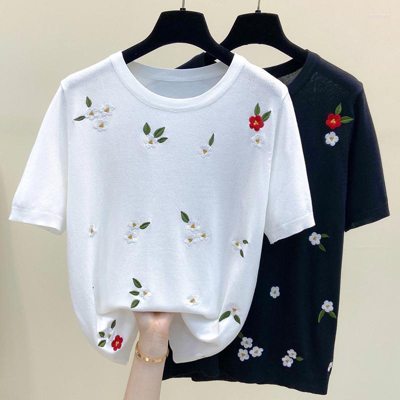 Women's Sweaters -4X Size Embroidery Women Sweater Pullover 2022 Short Sleeve O Neck Flower Kintting Female Whine T-shirt Thin JumperWomen, Short sleeve black
Women's Sweaters -4X Size Embroidery Women Sweater Pullover 2022 Short Sleeve O Neck Flower Kintting Female Whine T-shirt Thin JumperWomen, Short sleeve black