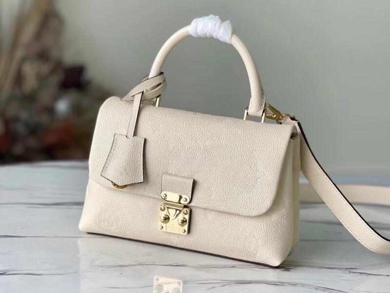 Realfine Bags 5A M46008 24cm Madeleine BB Creme Beige Momogran Empreinte Leather Shoulder Handbags Purses For Women with Dust bag Box, Lambskin v_04
Realfine Bags 5A M46008 24cm Madeleine BB Creme Beige Momogran Empreinte Leather Shoulder Handbags Purses For Women with Dust bag Box, Lambskin v_04
